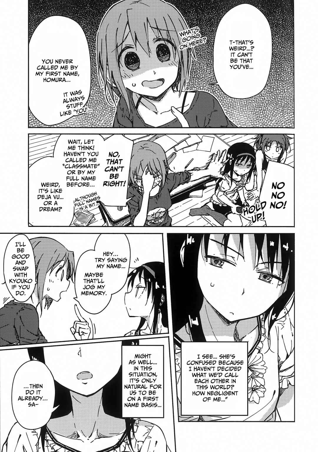 Page 18 Chapter Unknown_8839 Mahou Shoujo Madoka Magica - Onayami Akuma to Kawaranu Futari. (Doujinshi)