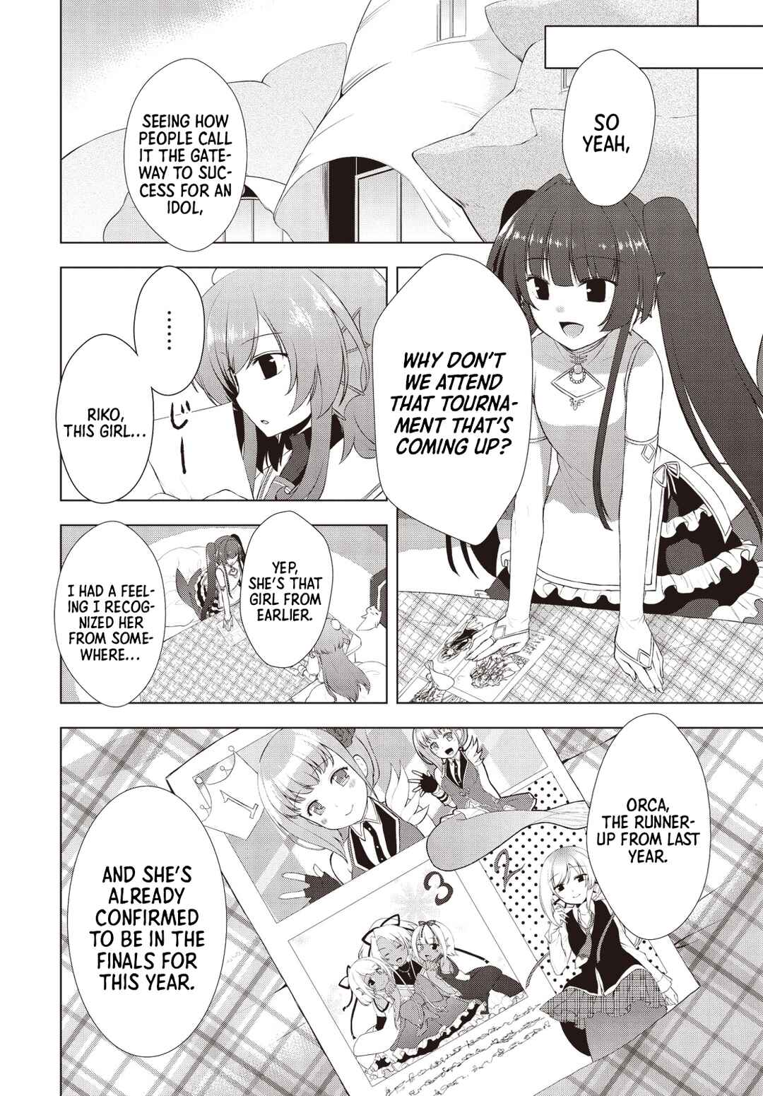 Page 12 Chapter 3 Bermuda △ Triangle: Karen on Stage ♪
