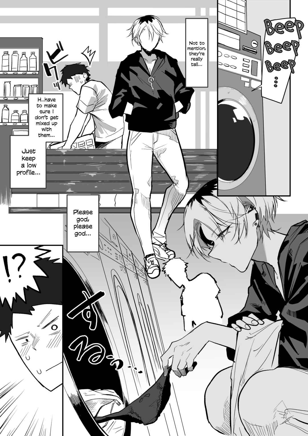 Page 2 Chapter Unknown_4cbf Coin Laundry de Kowai Yankee ni Karamareru Manga