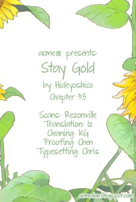 Page 1 Chapter 3.5 Stay Gold