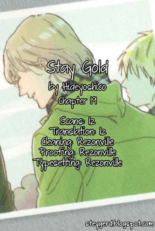 Page 1 Chapter 19 Stay Gold