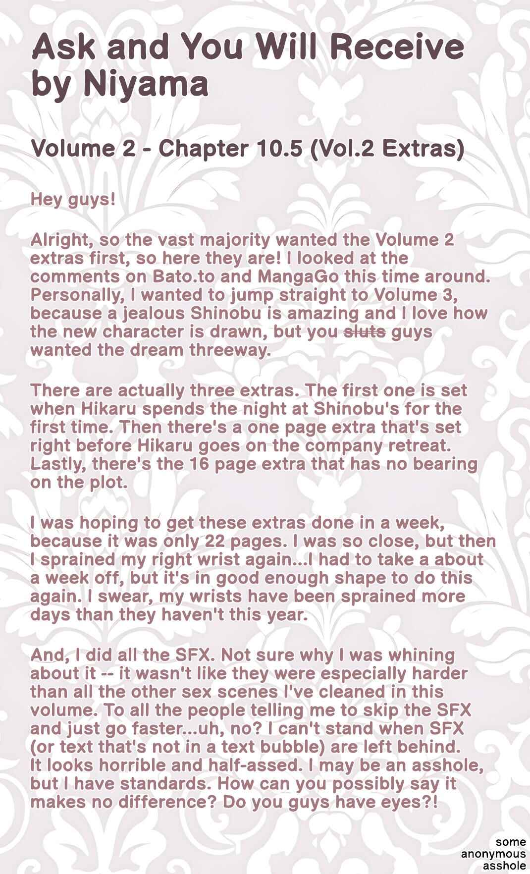 Page 2 Chapter 10.5 Ask and You Will Receive