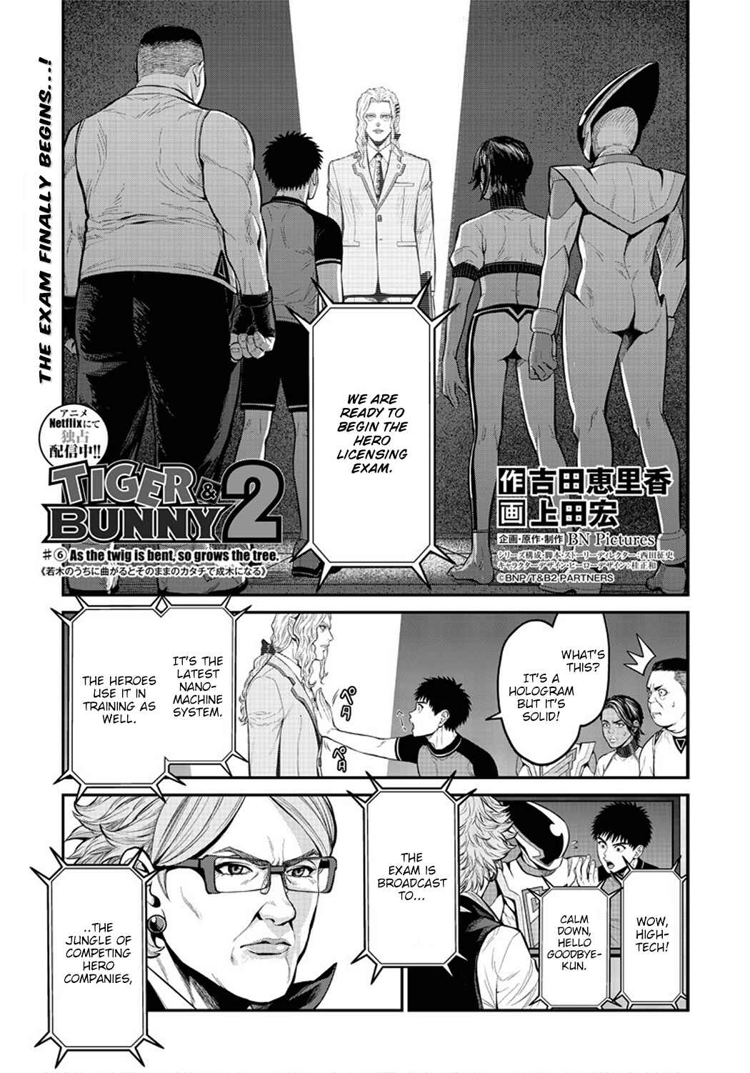Page 1 Chapter 6 Tiger & Bunny 2: The Comic
