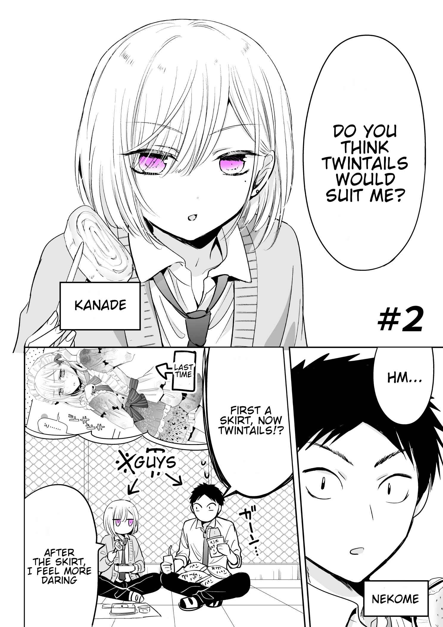 Page 1 Chapter 2 Tomodachi ga Skirt haite mitai tte Itte kita Ken