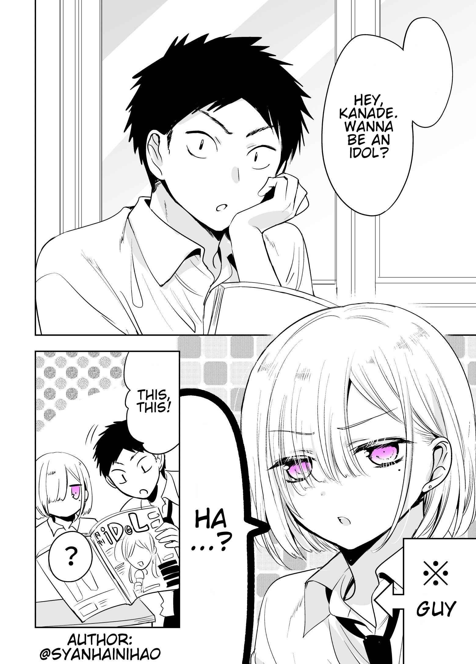 Page 1 Chapter 6 Tomodachi ga Skirt haite mitai tte Itte kita Ken