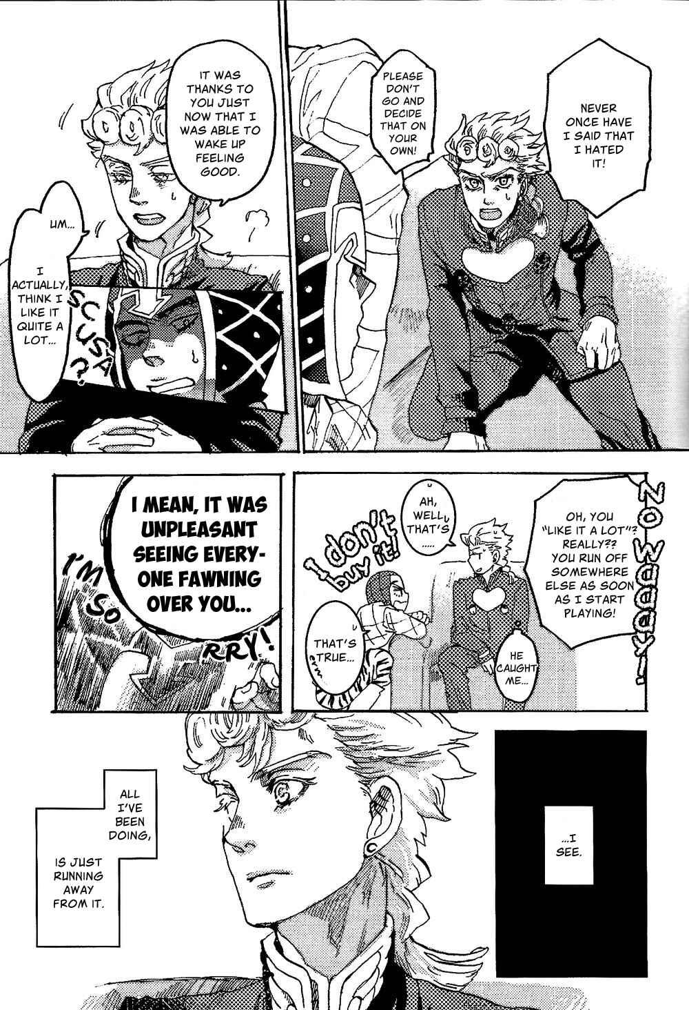 Page 12 Chapter Unknown_276f Jojos Bizarre Adventure - Kirakira Hoshi ga Naku Yoru ni (Doujinshi)