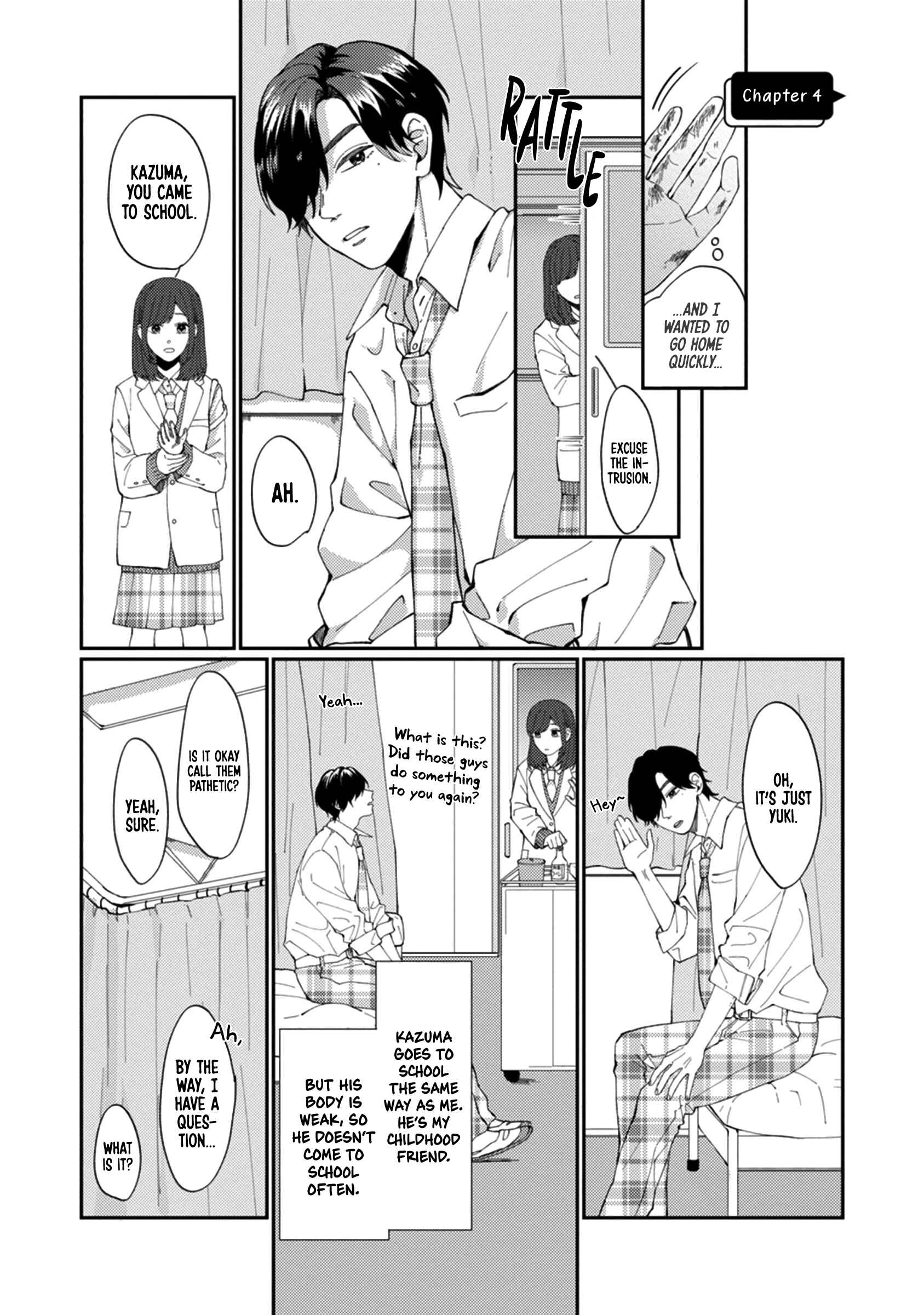 Page 4 Chapter 4 Wakeari Senpai no Kanojo ni Narimashita