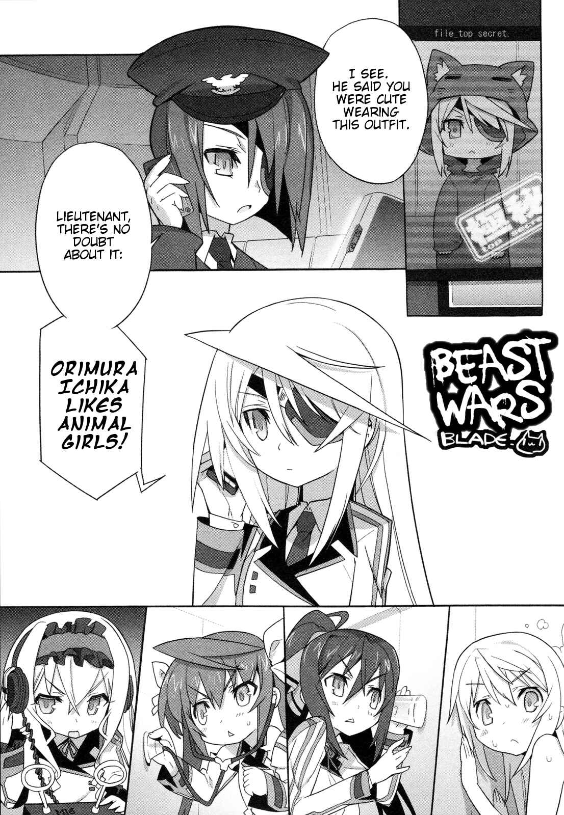 Page 1 Chapter 3 Infinite Stratos - Official Anthology Comic