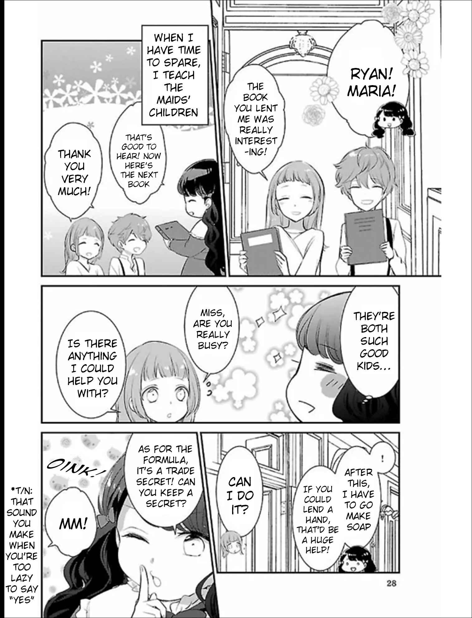 Page 13 Chapter 3 I Reincarnated as a White Pig Nobles Daughter from a Shoujo Manga