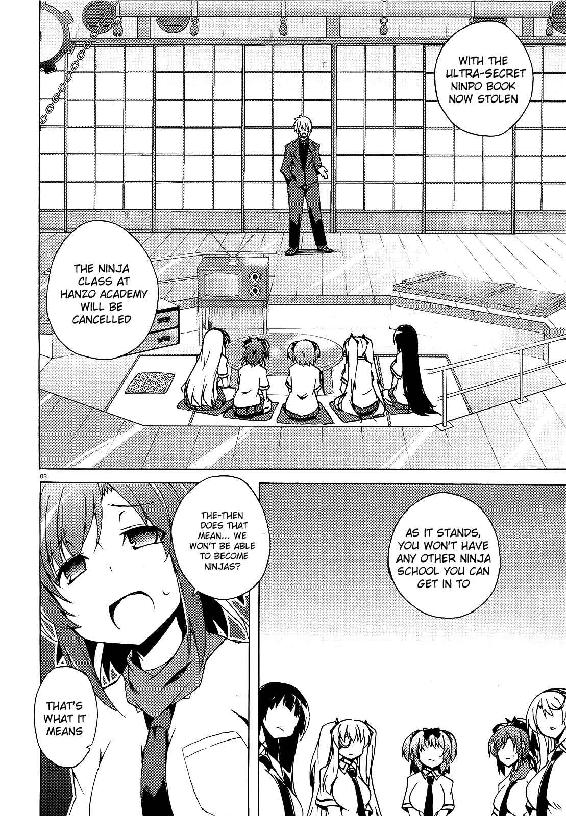 Page 8 Chapter 14 Senran Kagura - Shoujotachi no Shinei