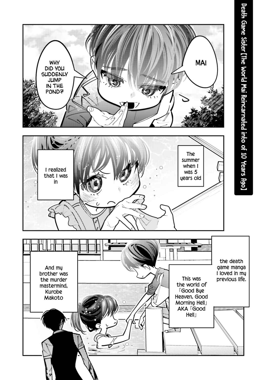 Page 20 Chapter 13.5 Death Game Manga no Kuromaku Satsujinki no Imouto ni Tensei shite Shippai shita