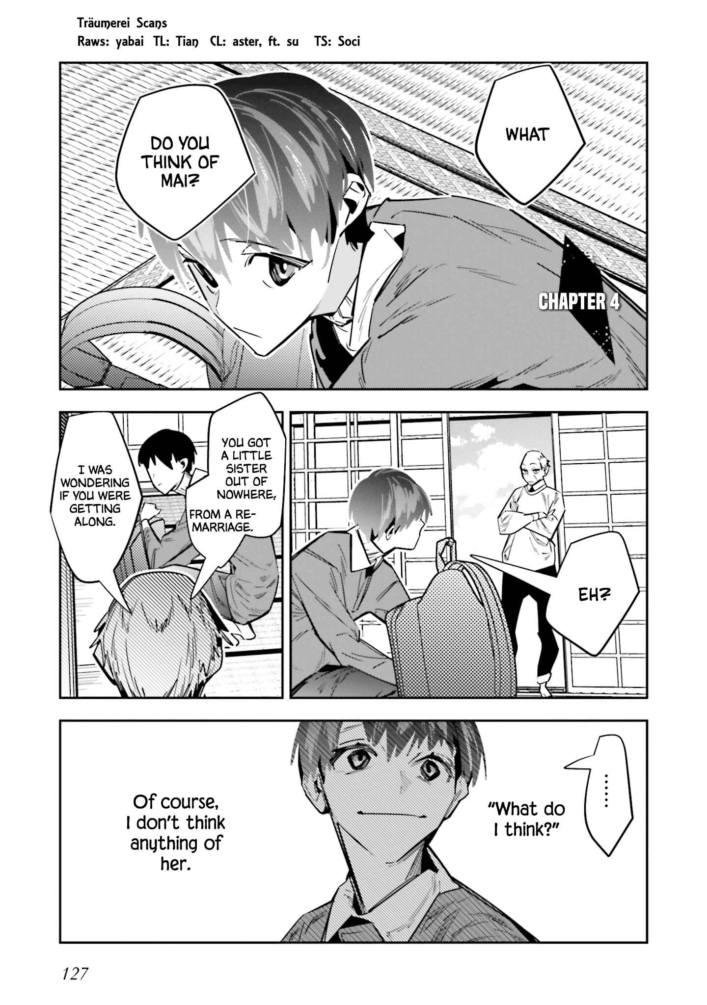 Page 1 Chapter 4 Death Game Manga no Kuromaku Satsujinki no Imouto ni Tensei shite Shippai shita