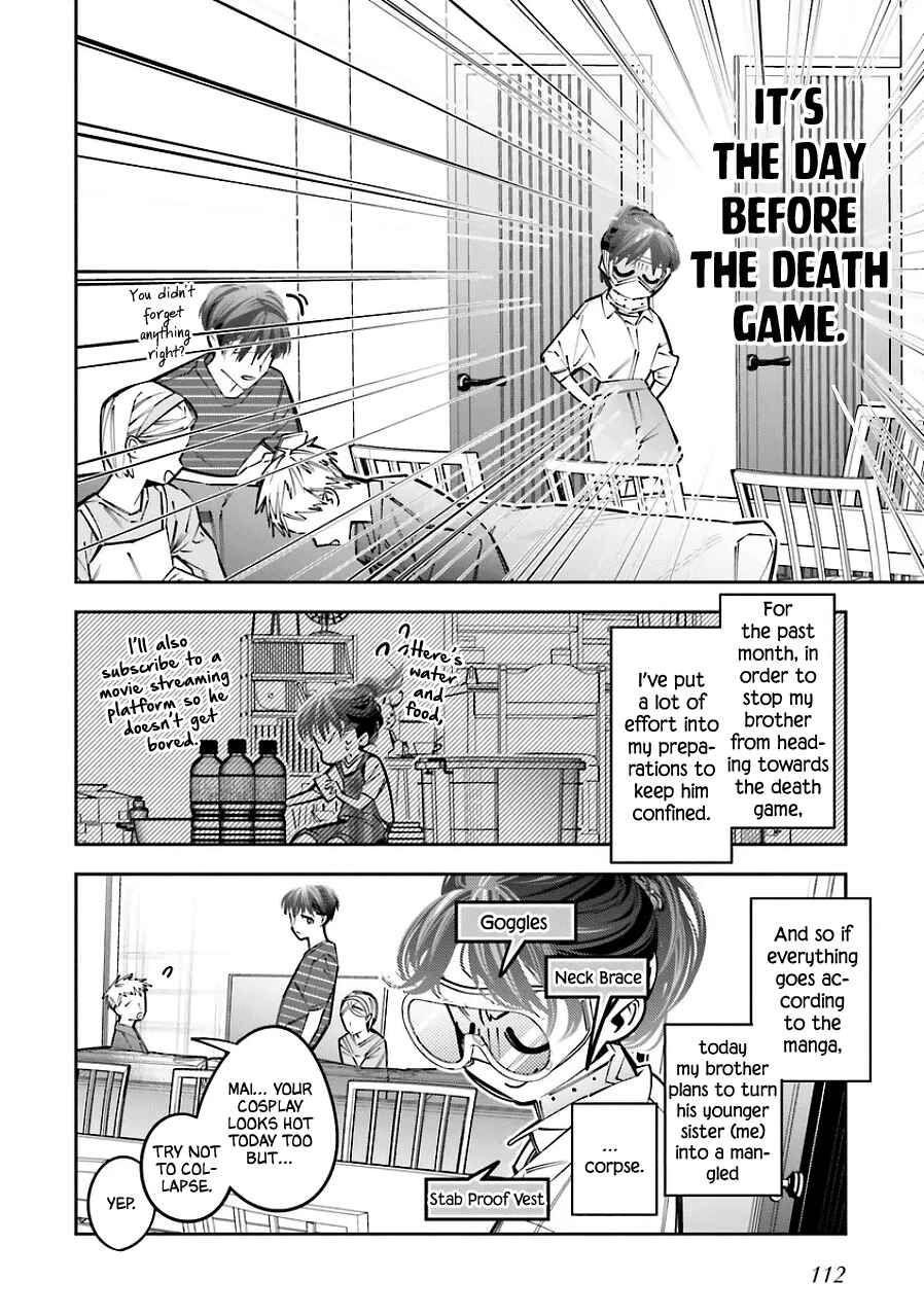 Page 2 Chapter 21 Death Game Manga no Kuromaku Satsujinki no Imouto ni Tensei shite Shippai shita