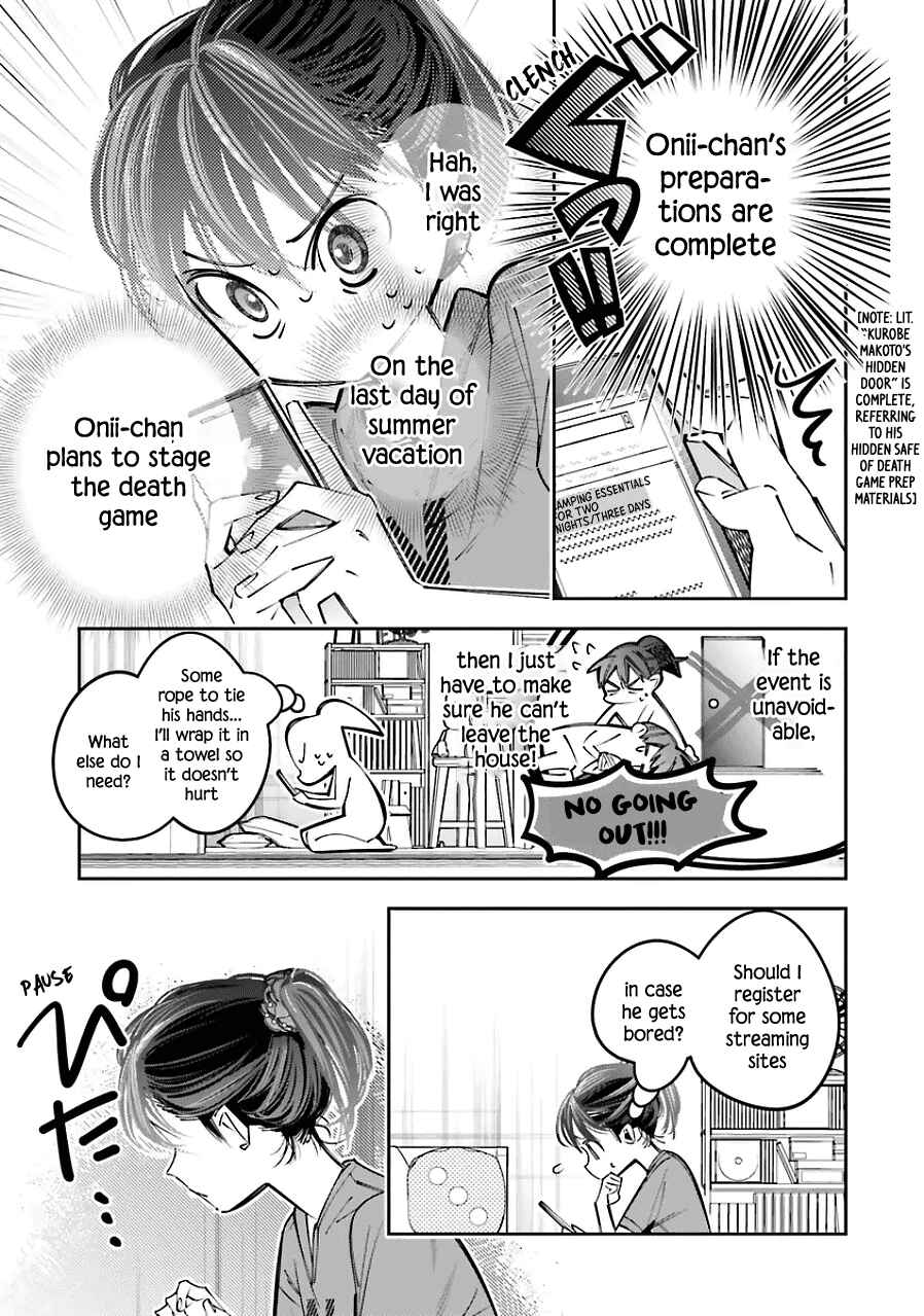 Page 7 Chapter 19 Death Game Manga no Kuromaku Satsujinki no Imouto ni Tensei shite Shippai shita