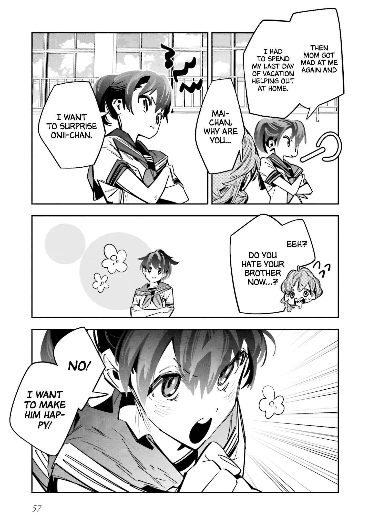 Page 4 Chapter 2 Death Game Manga no Kuromaku Satsujinki no Imouto ni Tensei shite Shippai shita