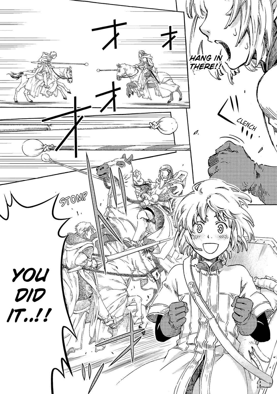 Page 10 Chapter 1 Kishi-tan wa Jouheki no Naka ni Hana Hiraku