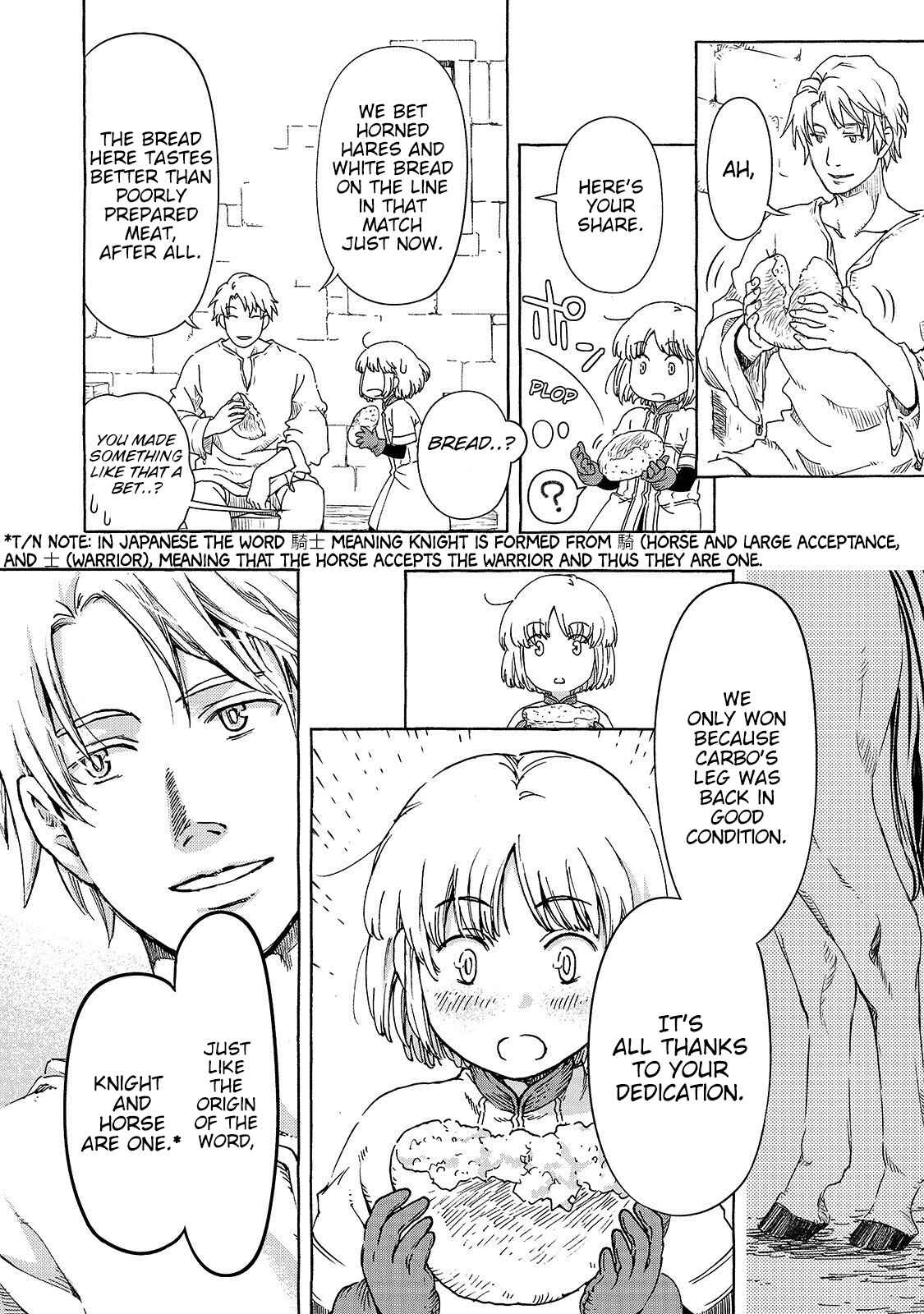 Page 12 Chapter 1 Kishi-tan wa Jouheki no Naka ni Hana Hiraku