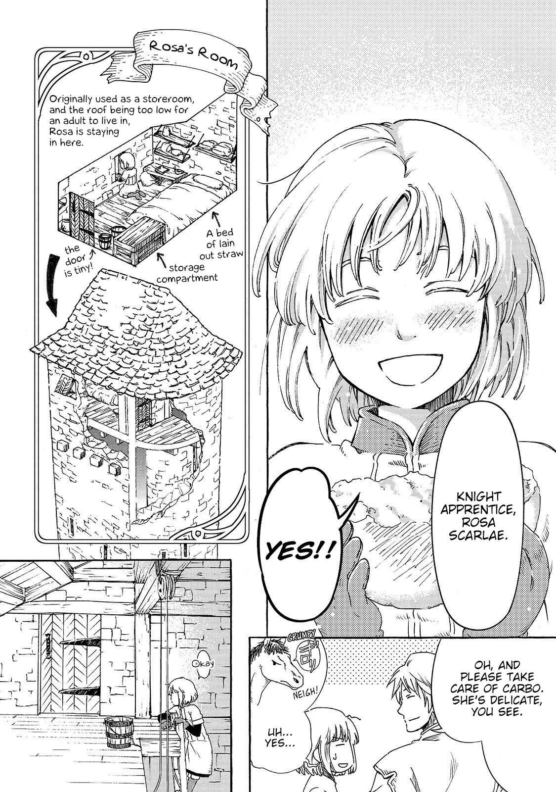 Page 14 Chapter 1 Kishi-tan wa Jouheki no Naka ni Hana Hiraku