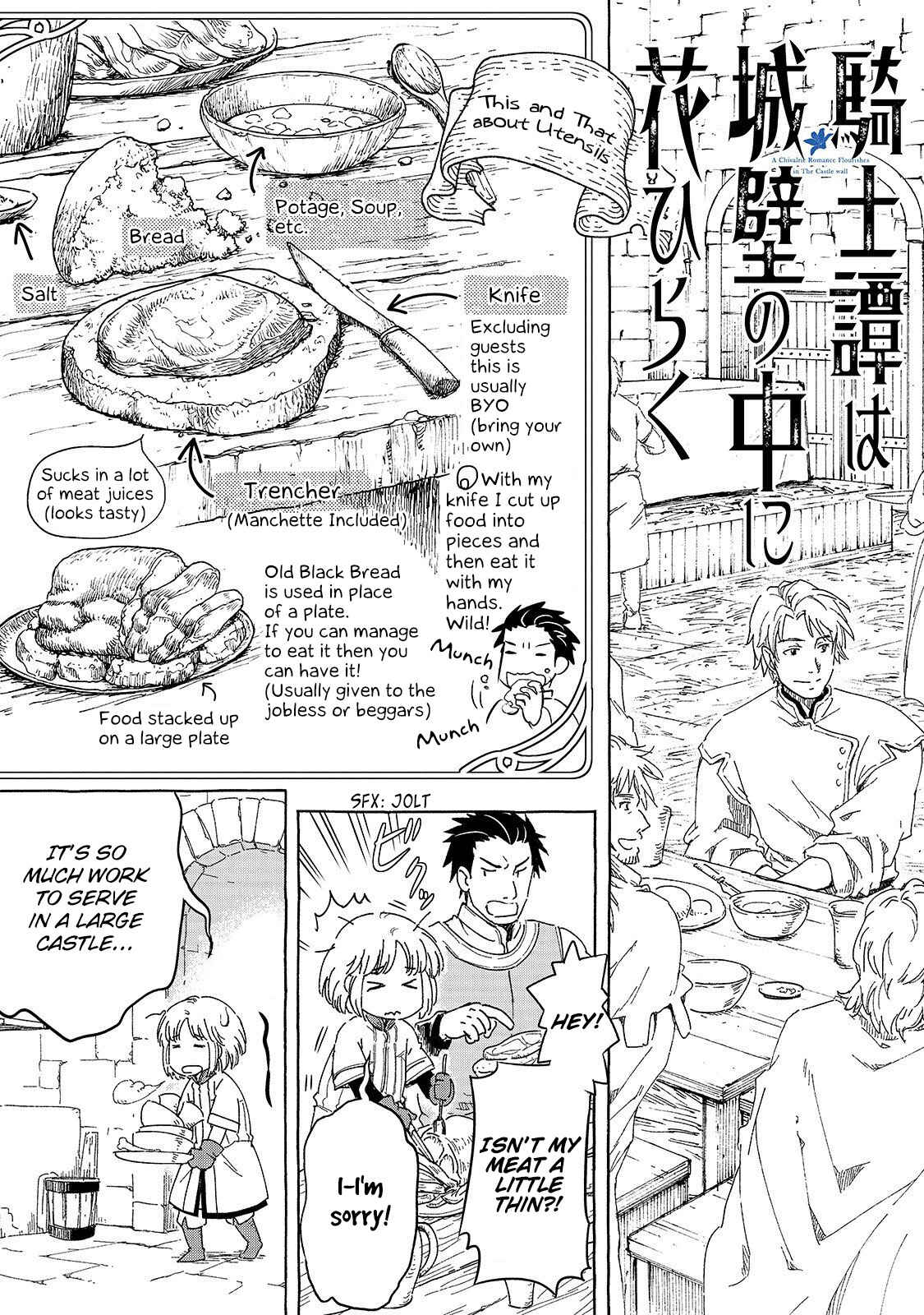 Page 3 Chapter 2 Kishi-tan wa Jouheki no Naka ni Hana Hiraku