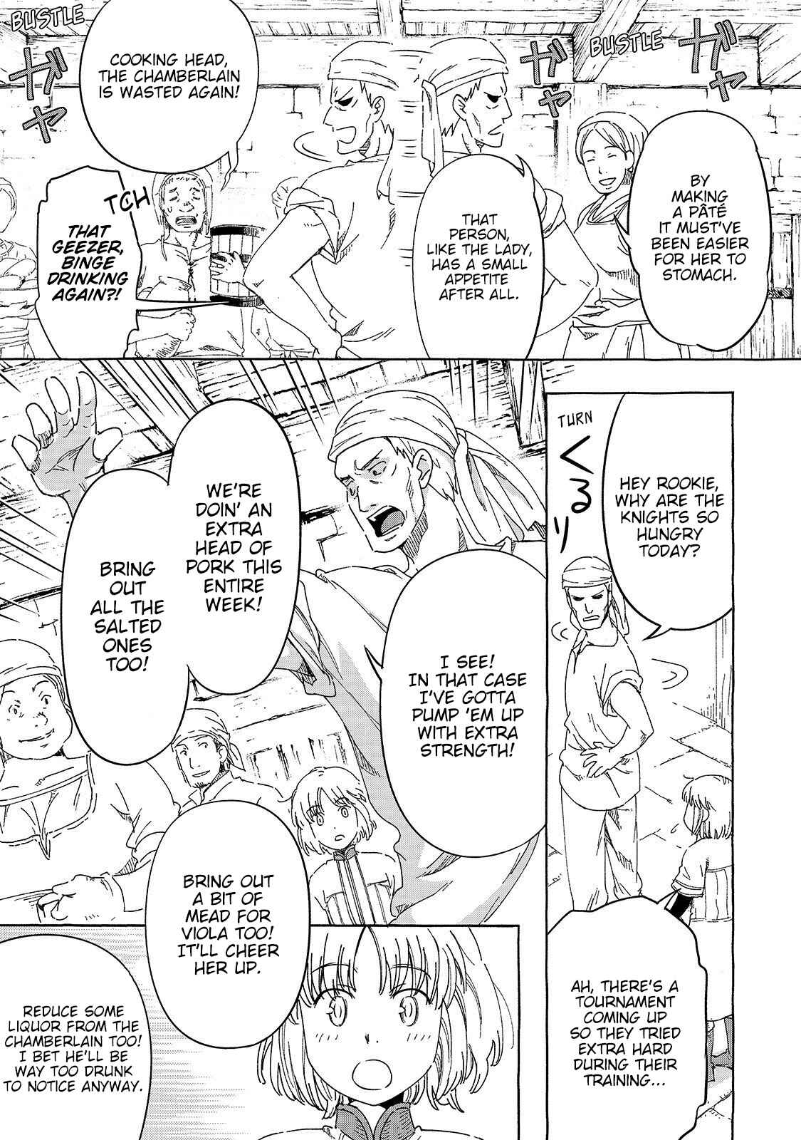 Page 7 Chapter 2 Kishi-tan wa Jouheki no Naka ni Hana Hiraku