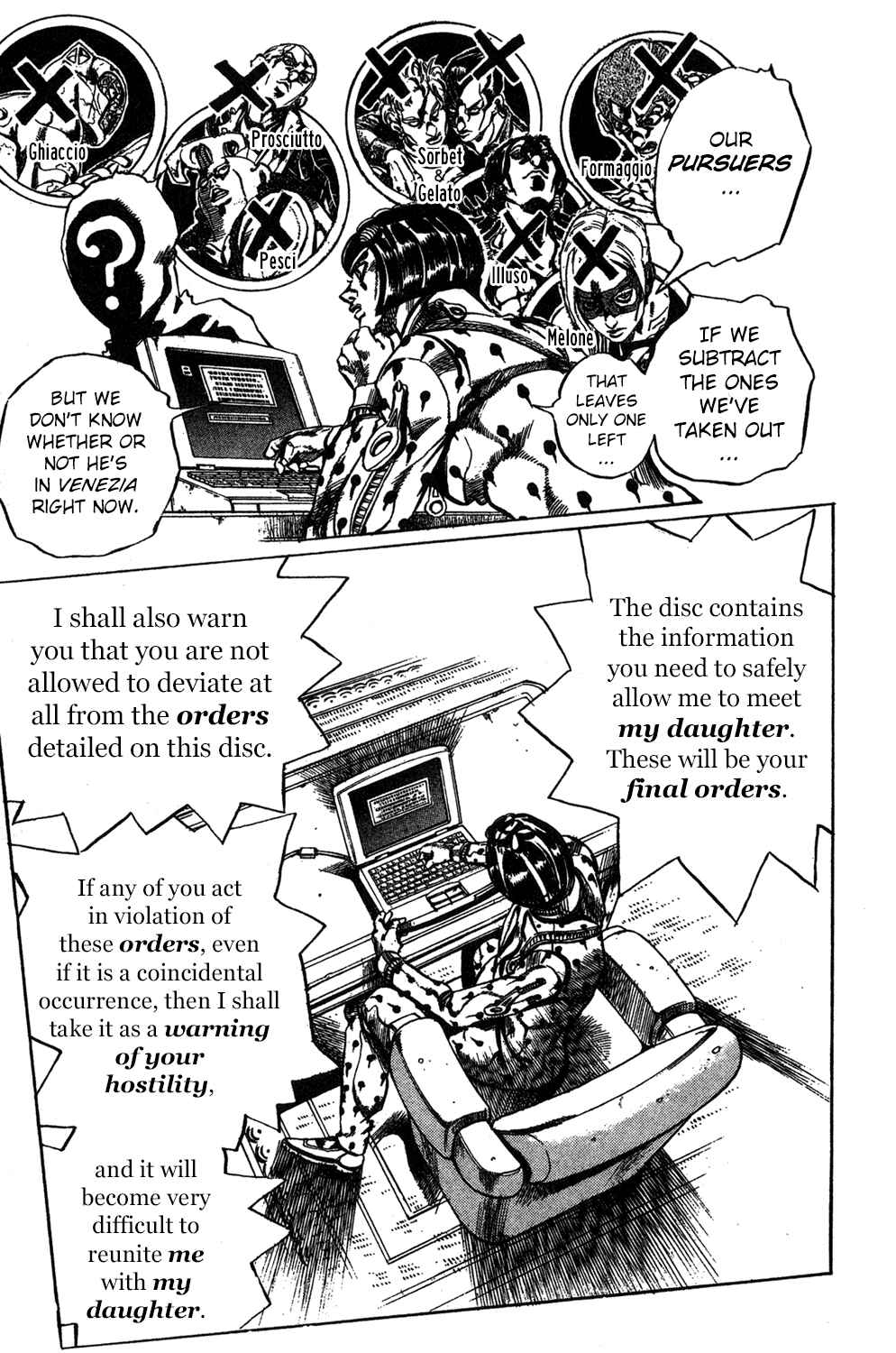Page 4 Chapter 77 JoJos Bizarre Adventure Part 5 - Golden Wind