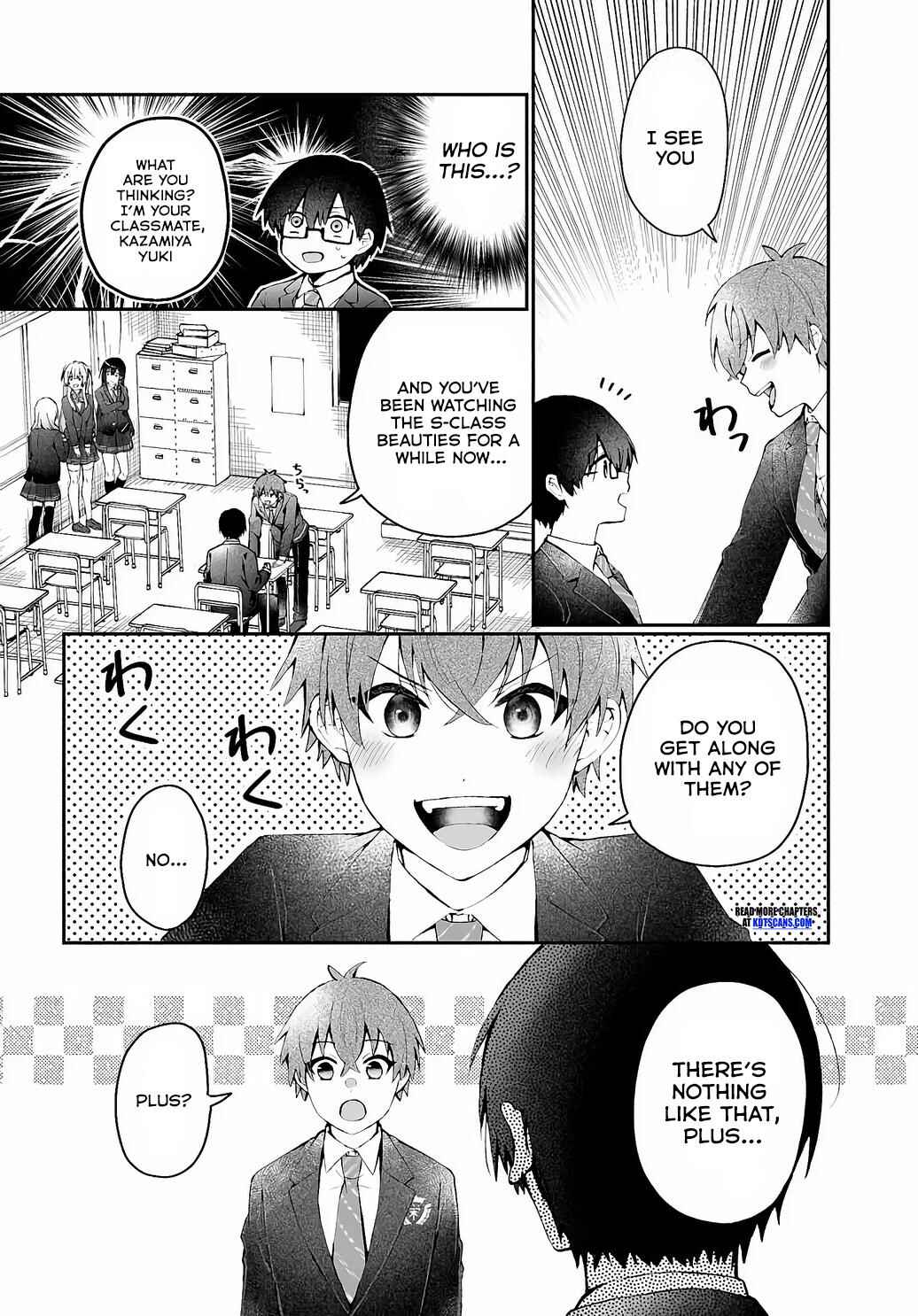 Page 9 Chapter 1 Naze ka S-kyuu Bijotachi no Wadai ni Ore ga Agaru Ken