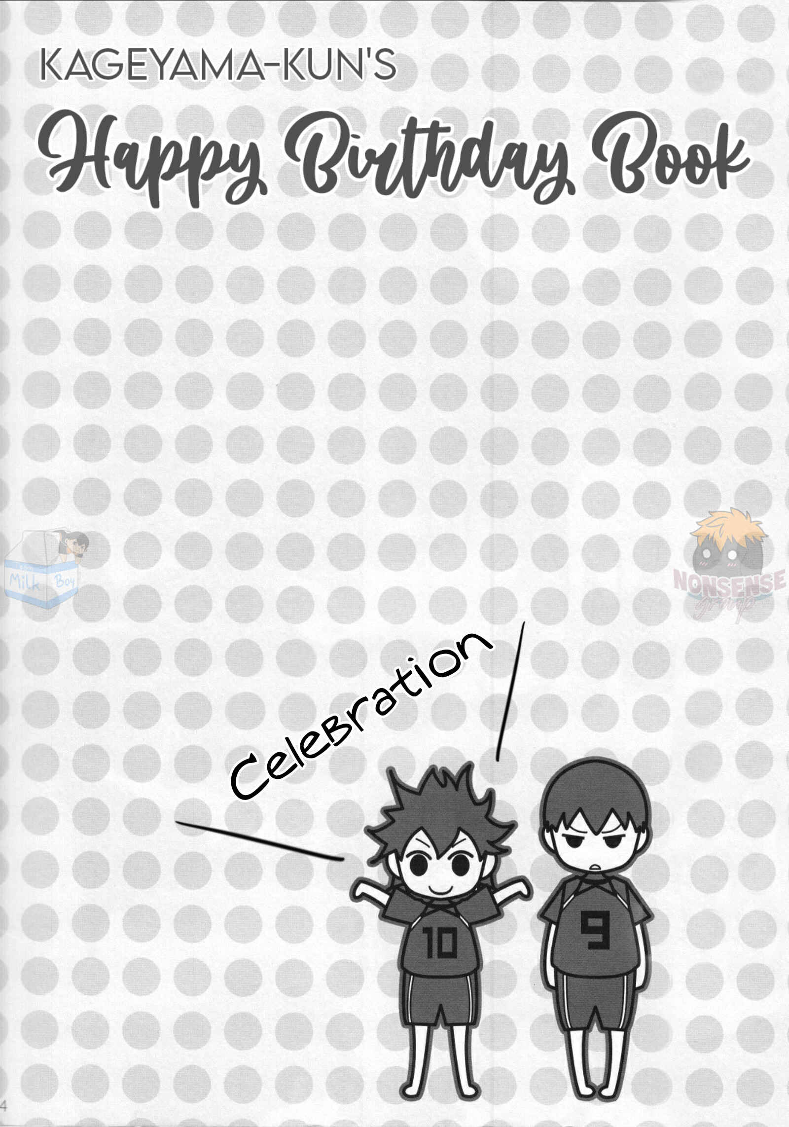 Page 3 Chapter Unknown_b1ea Haikyu!! - Kageyama-kun’s Birthday Book (Doujinshi)
