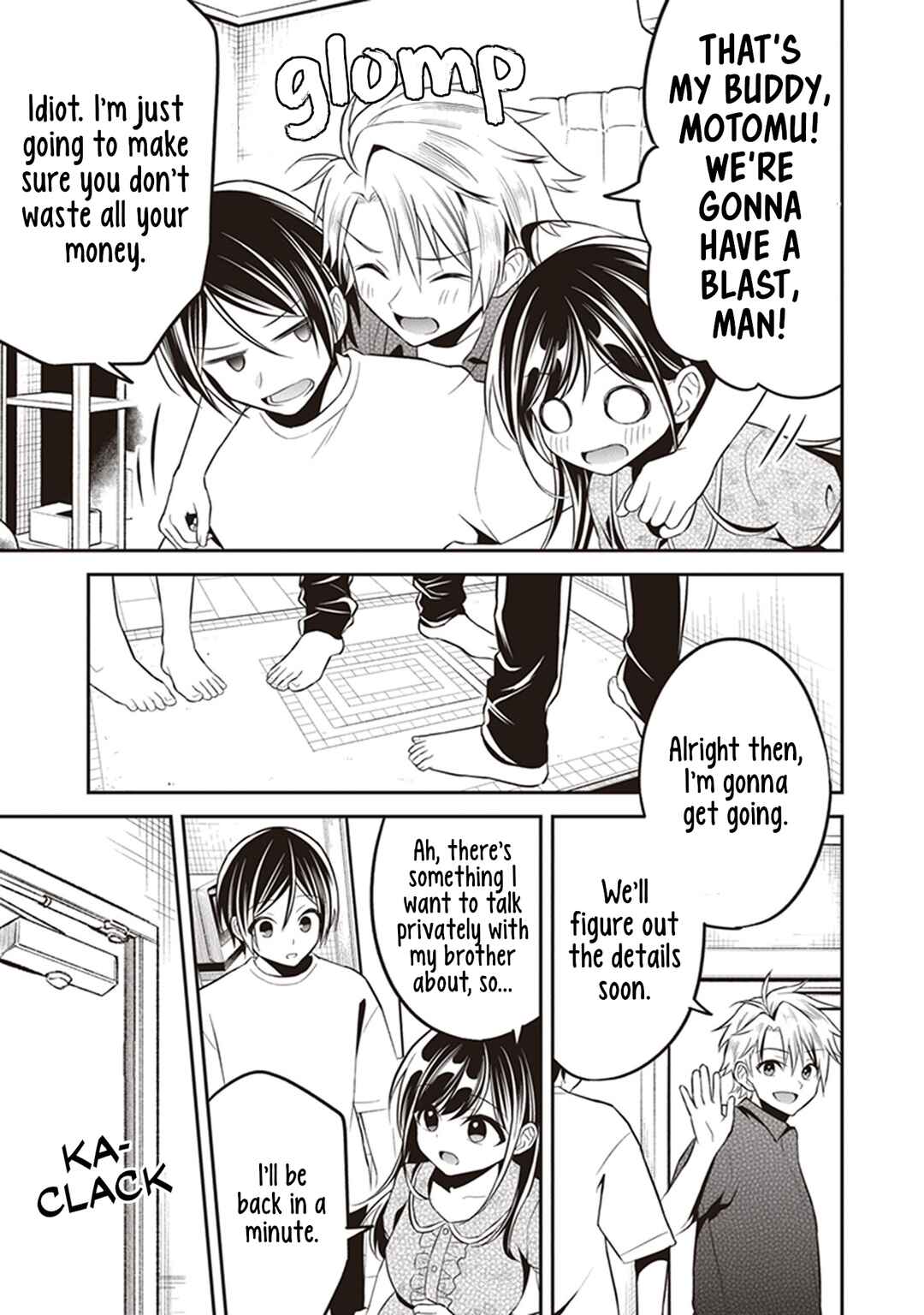 Page 9 Chapter 9 Yuujin ni 500 Yen Kashitara Shakkin no Kata ni Imouto wo Yokoshitekita no Dakeredo, Ore wa Ittai Dou Sureba Iin Darou