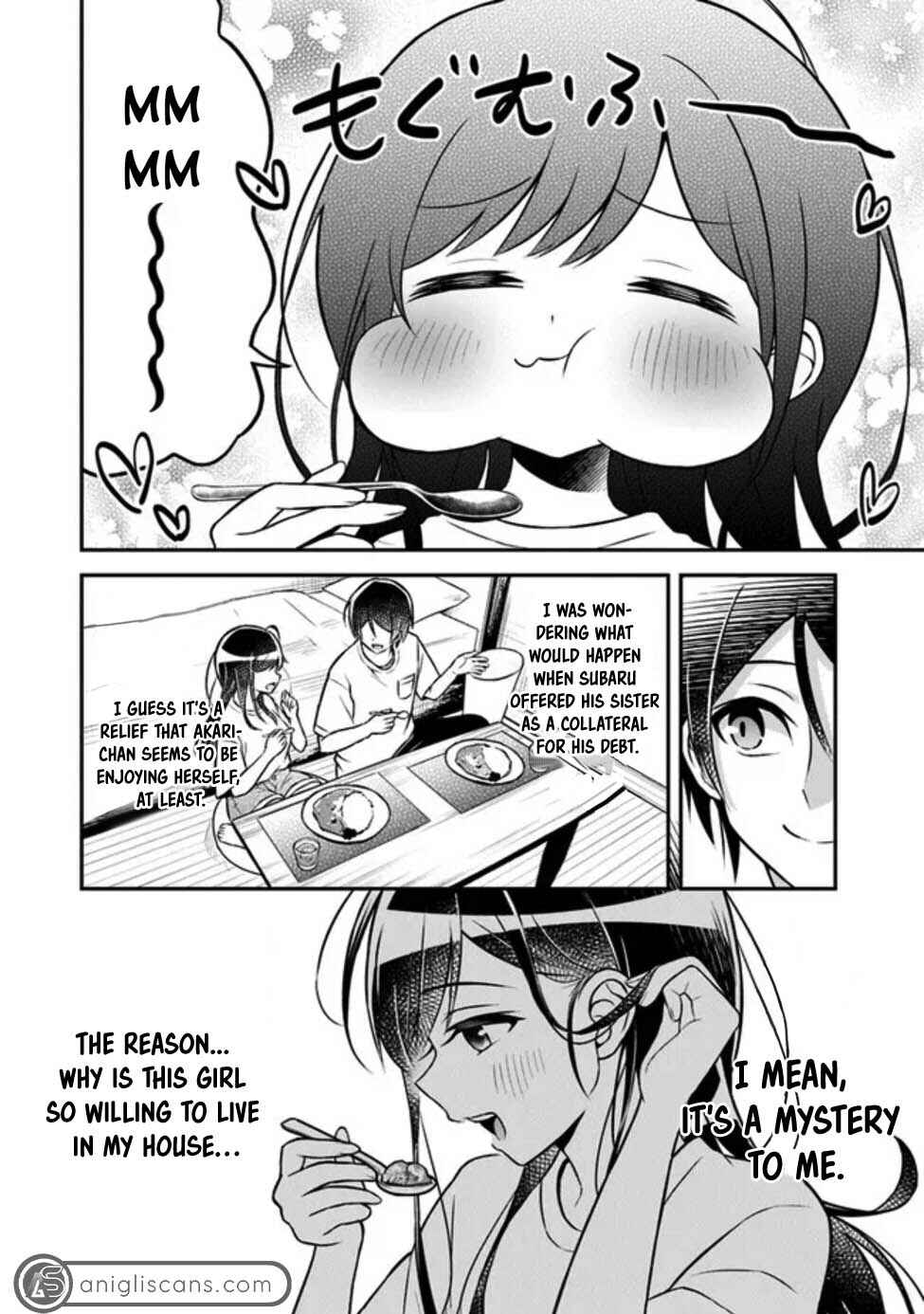 Page 14 Chapter 2 Yuujin ni 500 Yen Kashitara Shakkin no Kata ni Imouto wo Yokoshitekita no Dakeredo, Ore wa Ittai Dou Sureba Iin Darou