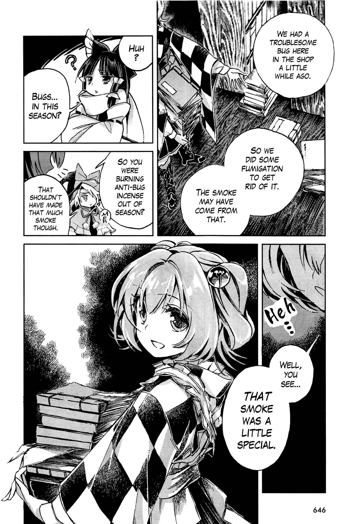 Page 14 Chapter 2 Touhou Suzunaan ~ Forbidden Scrollery.