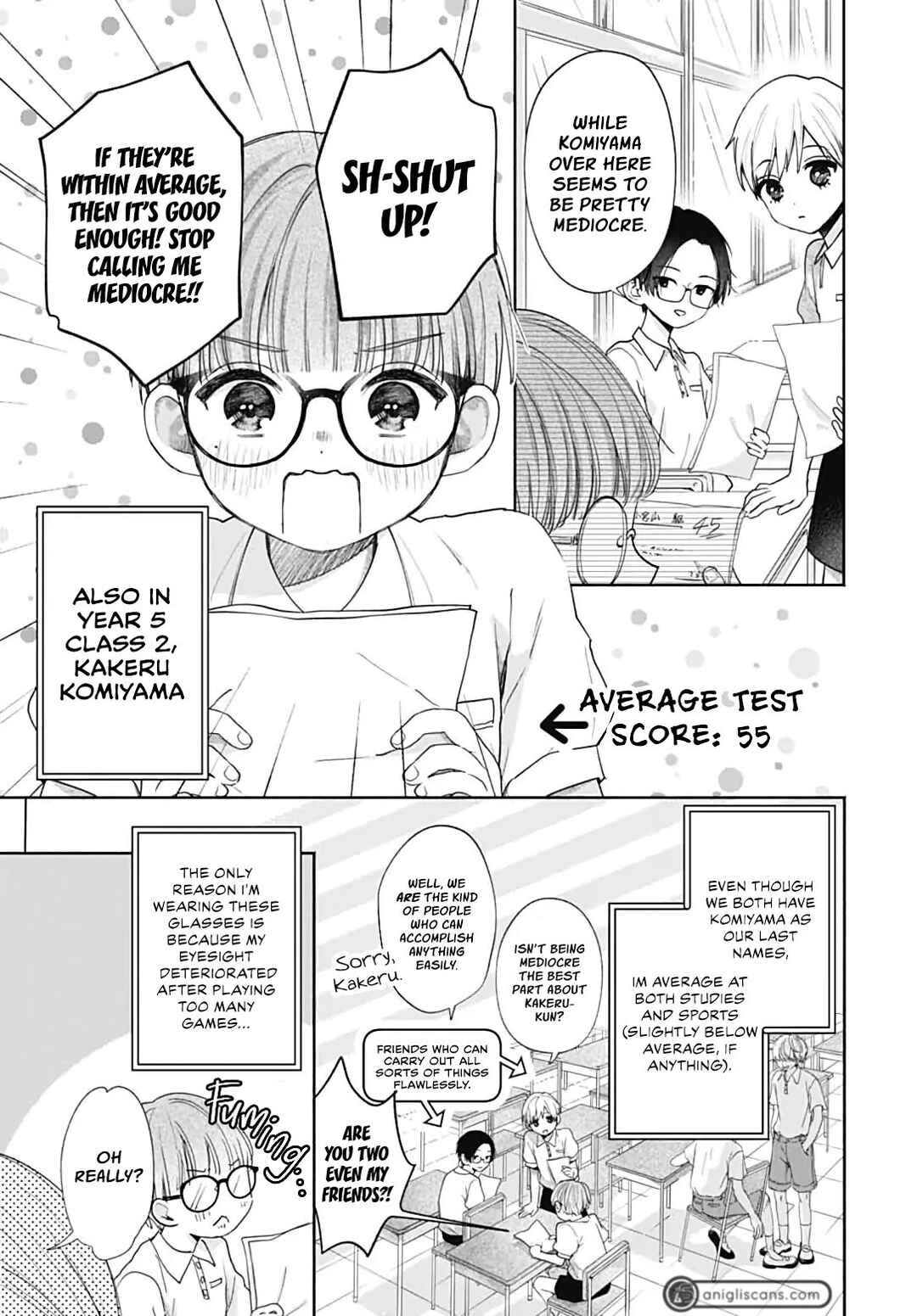 Page 4 Chapter 1 Komiyama ga Kirai da