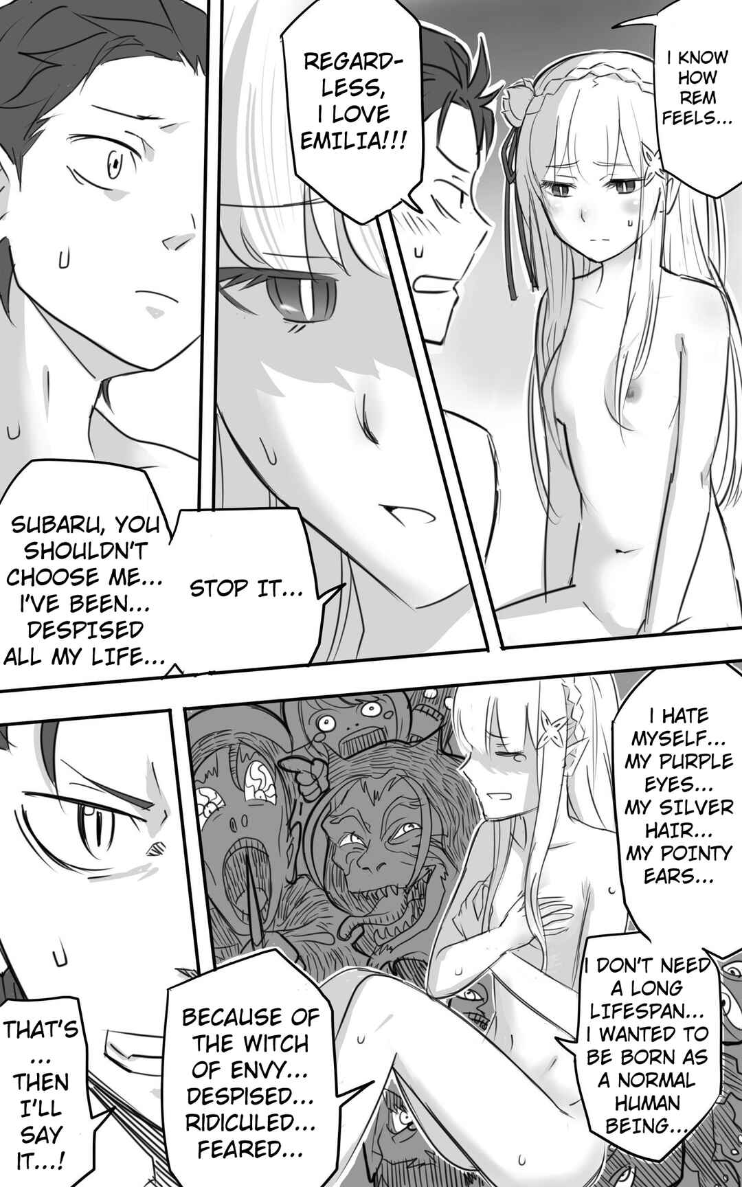 Page 30 Chapter Unknown_cf8f Re:Zero kara Hajimeru Isekai Seikatsu - Emilia-tan to Sugo-ku Sex (Doujinshi)