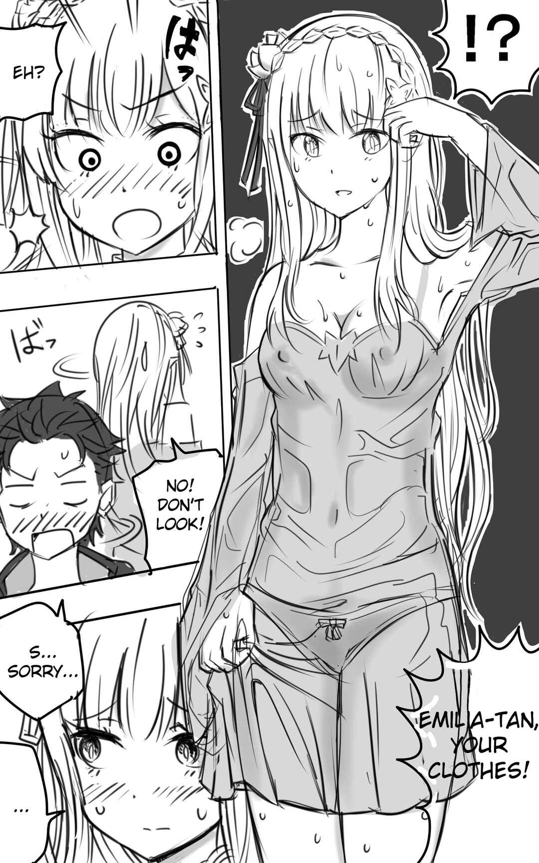 Page 4 Chapter Unknown_cf8f Re:Zero kara Hajimeru Isekai Seikatsu - Emilia-tan to Sugo-ku Sex (Doujinshi)