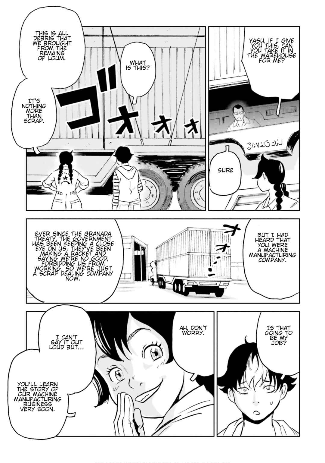 Page 5 Chapter 12 Developers - Mobile Suit Gundam: Before the One Year War