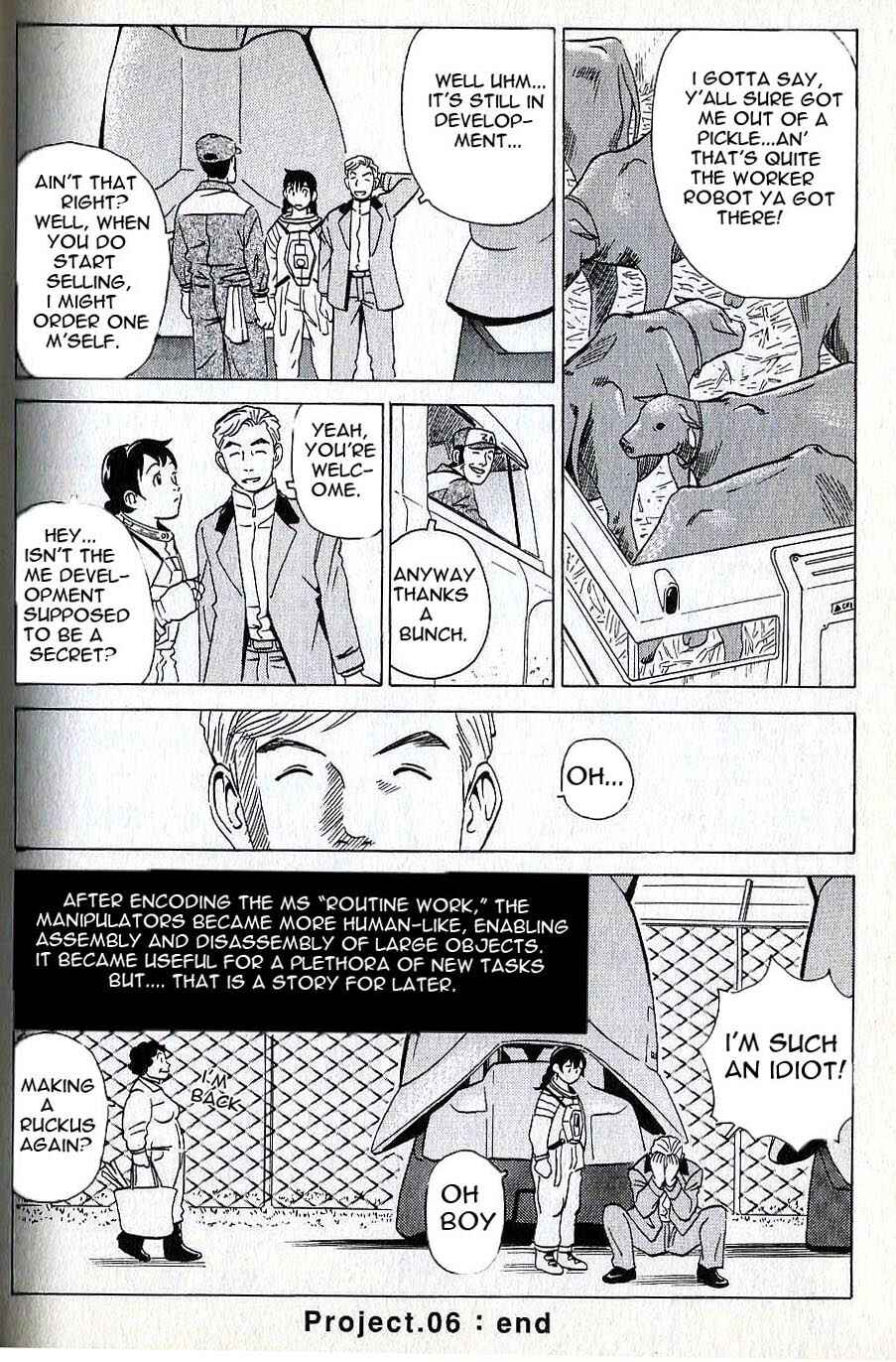 Page 17 Chapter 6 Developers - Mobile Suit Gundam: Before the One Year War