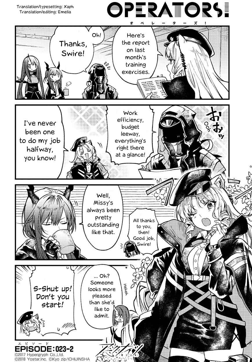 Page 1 Chapter 23.2 Arknights: OPERATORS!
