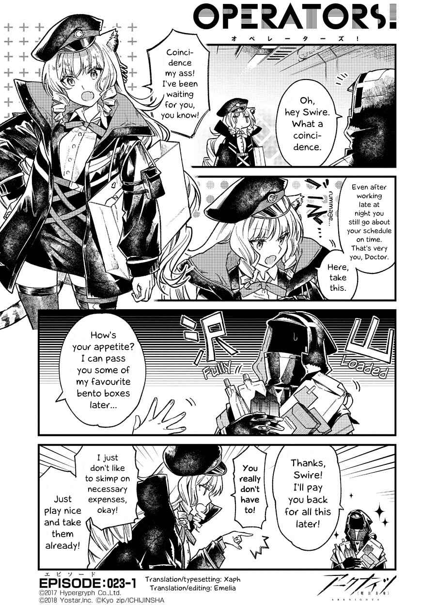 Page 1 Chapter 23.1 Arknights: OPERATORS!
