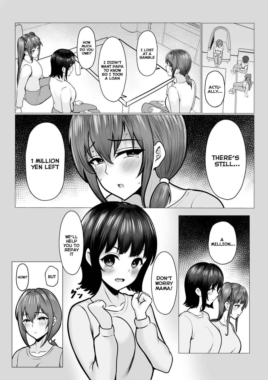 Page 20 Chapter Unknown_429c Watashi-tachi JK Shimai wa Mama to Issho ni Papakatsu Shitemasu
