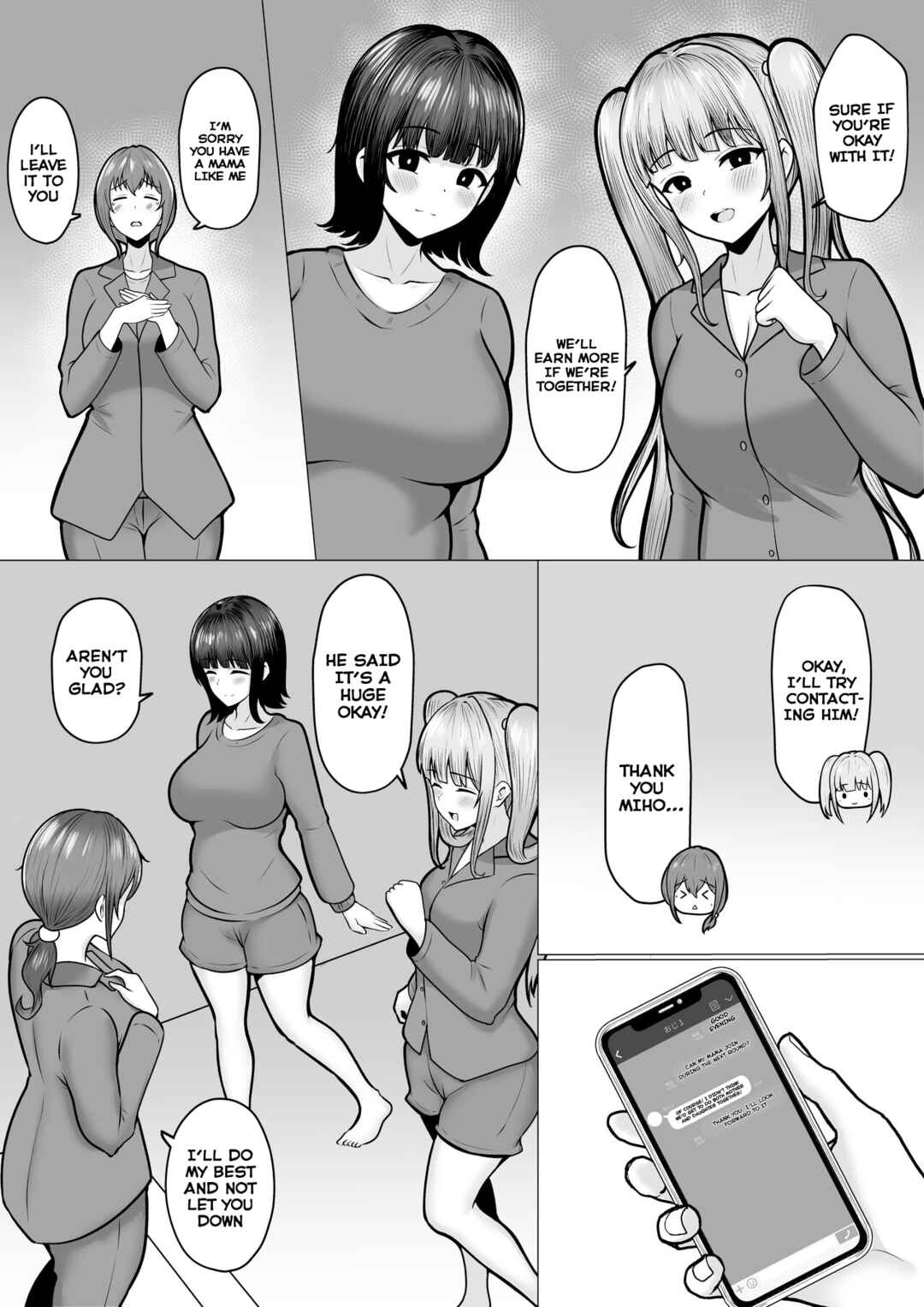 Page 38 Chapter Unknown_429c Watashi-tachi JK Shimai wa Mama to Issho ni Papakatsu Shitemasu