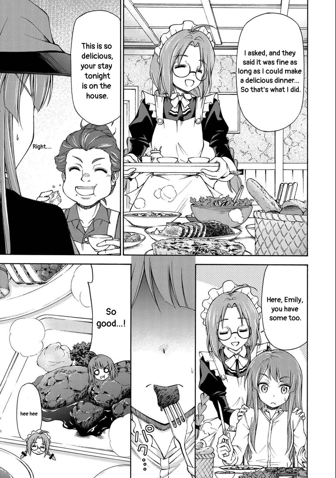 Page 15 Chapter 3 Maid nara Touzen desu. ~Nureginu wo Kiserareta Bannou Maid-san wa Tabi ni Deru Koto ni shimashita.~