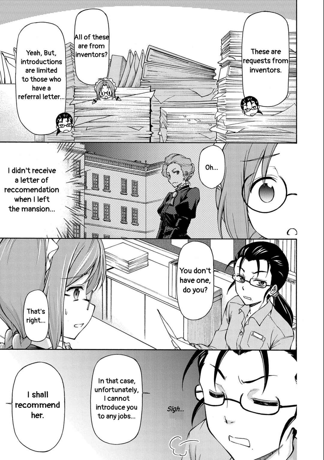 Page 21 Chapter 3 Maid nara Touzen desu. ~Nureginu wo Kiserareta Bannou Maid-san wa Tabi ni Deru Koto ni shimashita.~