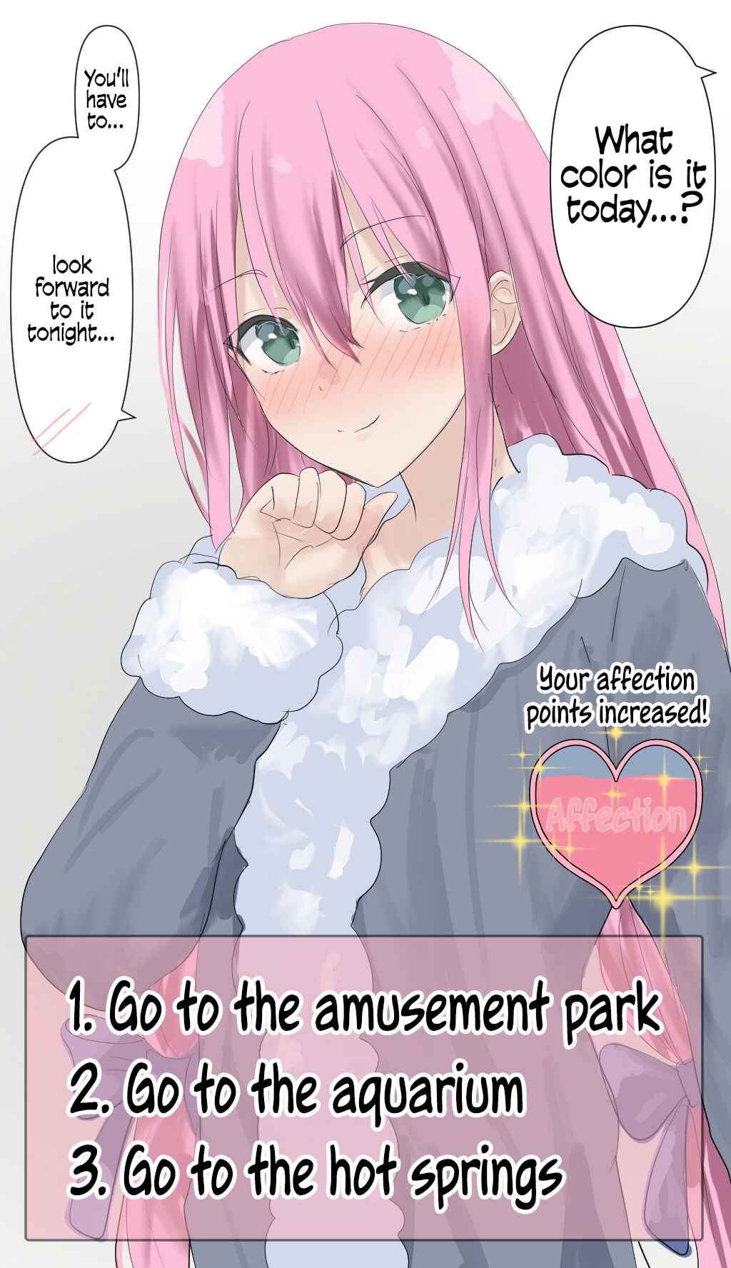 Page 1 Chapter 37 A Trap Whose Affection Points Go Up Based on Your Choices