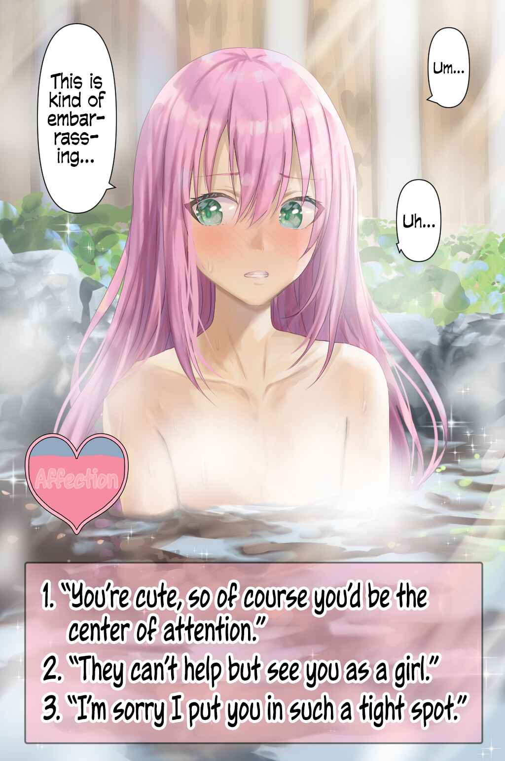 Page 1 Chapter 39 A Trap Whose Affection Points Go Up Based on Your Choices