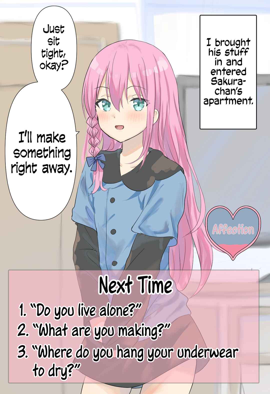Page 1 Chapter 11 A Trap Whose Affection Points Go Up Based on Your Choices