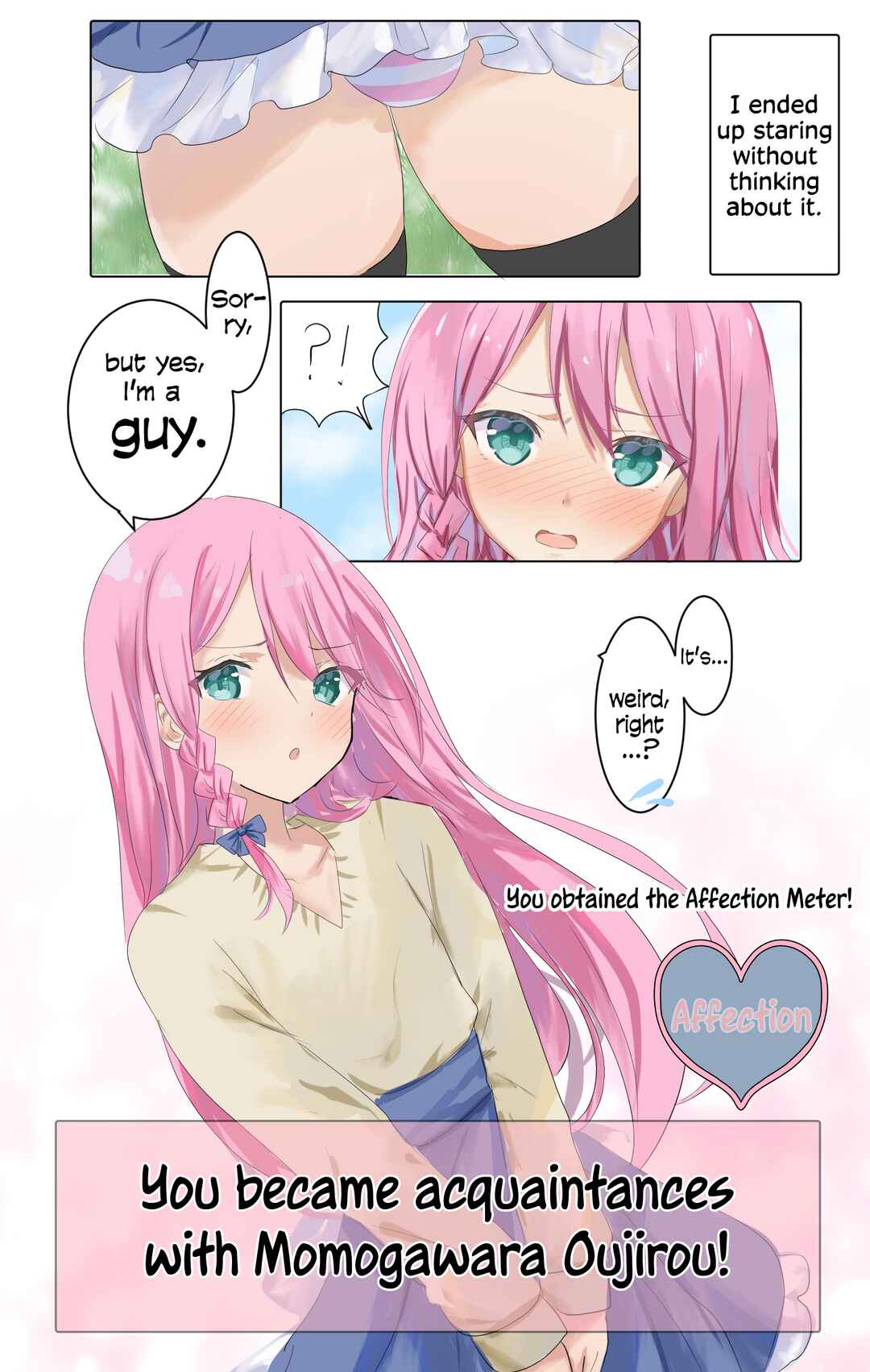 Page 1 Chapter 2 A Trap Whose Affection Points Go Up Based on Your Choices