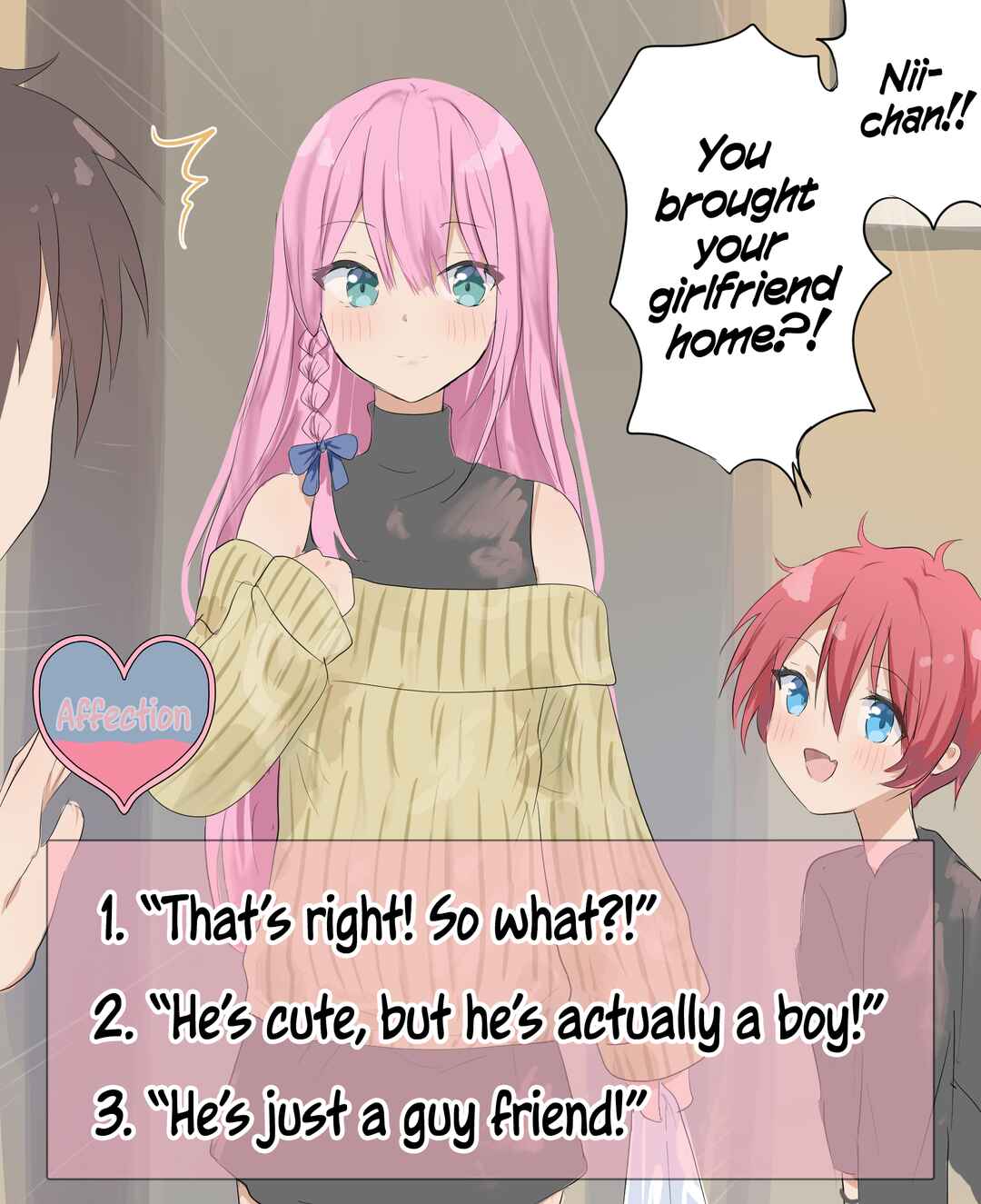 Page 1 Chapter 18 A Trap Whose Affection Points Go Up Based on Your Choices