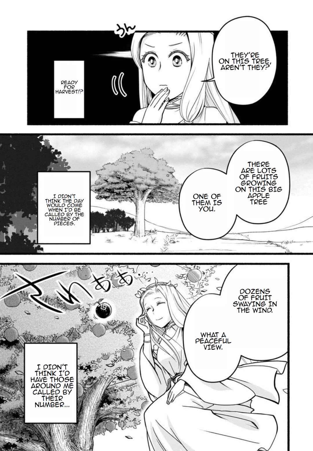 Page 4 Chapter 2 Ringo Tensei: Kindan no Kajitsu wa Kyou mo Korokoro to Musou suru