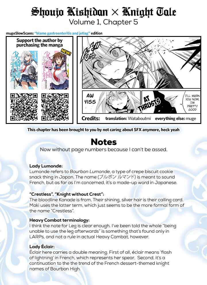 Page 29 Chapter 5 Shoujo Kishidan × Knight Tale