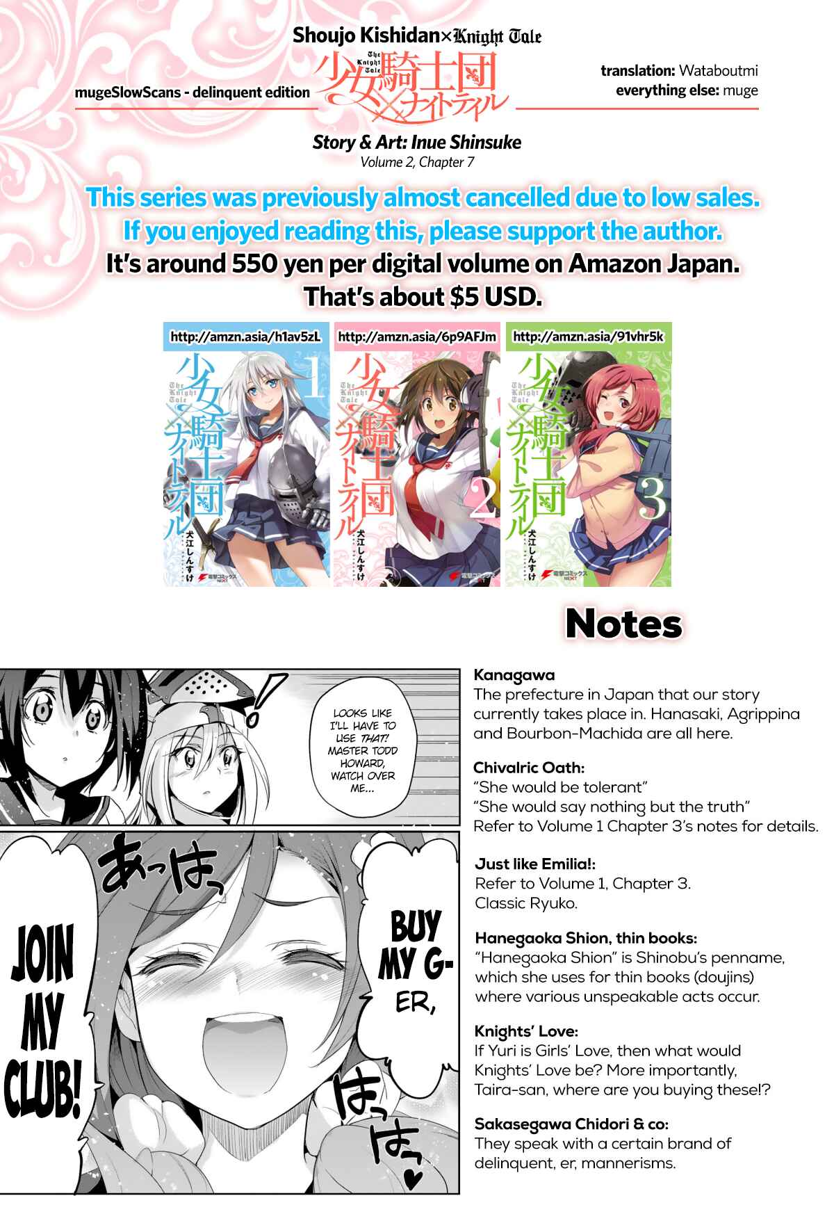 Page 27 Chapter 7 Shoujo Kishidan × Knight Tale