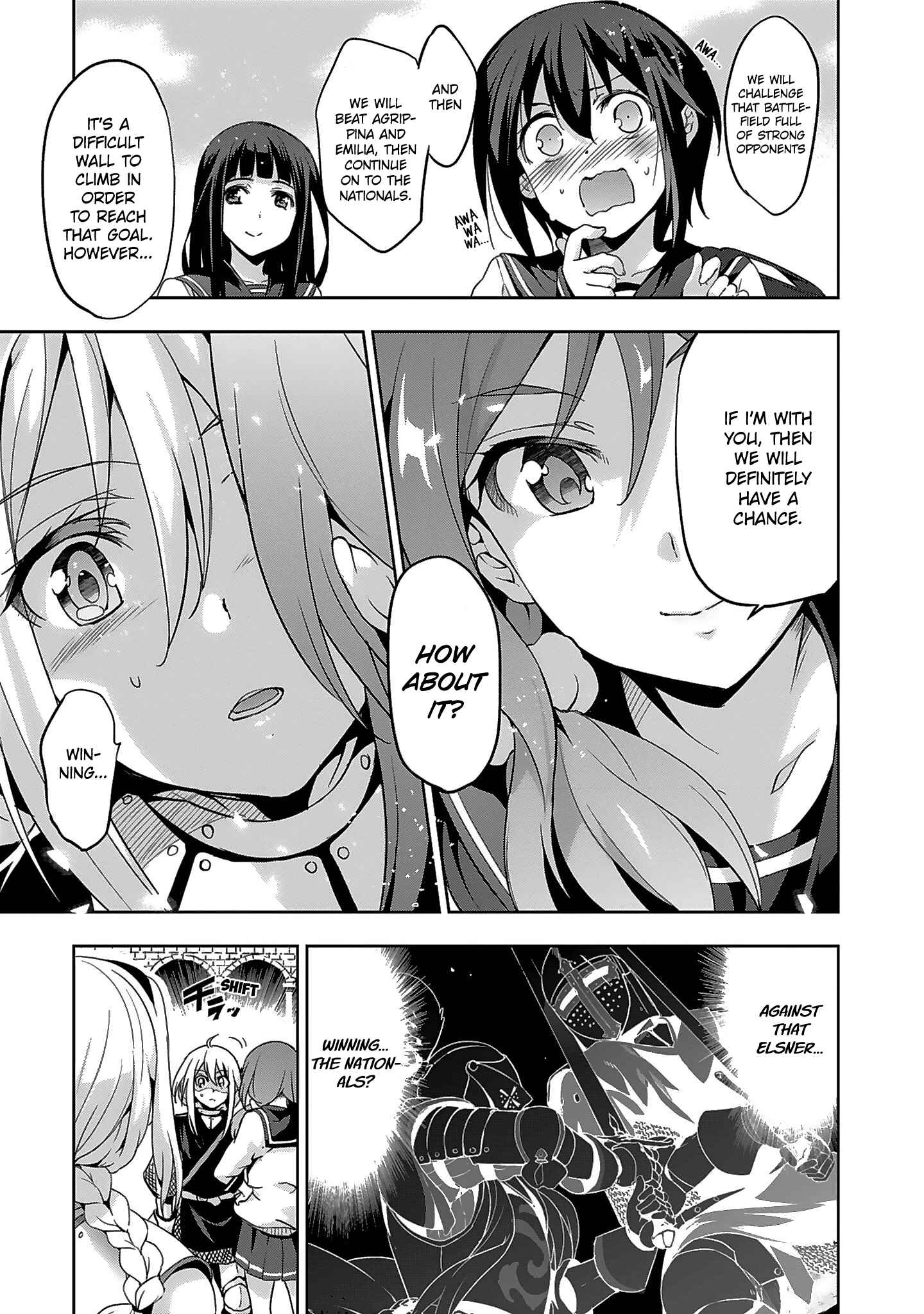 Page 17 Chapter 3 Shoujo Kishidan × Knight Tale